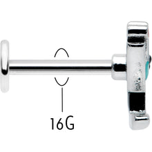 Load image into Gallery viewer, 16G 5/16 Sweet Martini Glass Heart Labret Monroe Tragus
