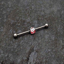 Load image into Gallery viewer, 14G Sweet Love Letter Valentine Industrial Barbell 38mm
