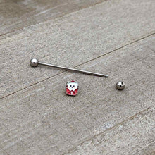 Load image into Gallery viewer, 14G Sweet Love Letter Valentine Industrial Barbell 38mm
