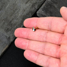 Load image into Gallery viewer, 16G 1/4 Gold Tone Holly Hat Penguin Cartilage Tragus Earring
