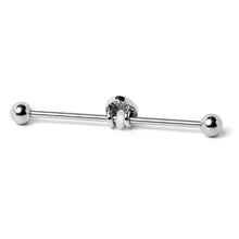 Load image into Gallery viewer, 14G Blue Celebration Easter Egg Industrial Barbell 38mm
