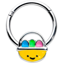 Load image into Gallery viewer, 16G 3/8 Celebration Easter Easter Basket Hinged Segment Ring
