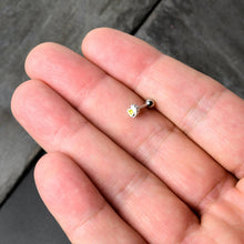 Load image into Gallery viewer, 16G 1/4 Sweet Happy Beer St Patricks Cartilage Tragus Earring
