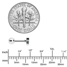Load image into Gallery viewer, 16G 1/4 Sweet Happy Shamrock St Patricks Cartilage Tragus Earring

