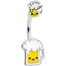 Load image into Gallery viewer, Sweet Happy Beer St Patricks Double Mount Belly Ring
