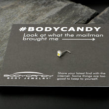 Load image into Gallery viewer, 20G 7mm Sweet Happy Beer St Patricks L Shape Nose Ring
