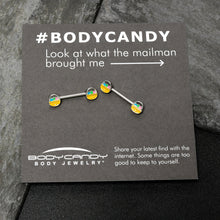 Load image into Gallery viewer, 14G 9/16 Celebration Easter Basket Barbell Nipple Ring Set
