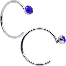 Load image into Gallery viewer, 20G 5/16 Nose Hoop Gem Faux Opal Pack Classy Nose Ring Set of 6
