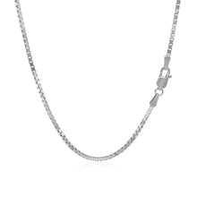 Load image into Gallery viewer, 14k White Gold Classic Box Chain 1.4mm
