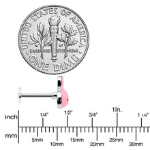Load image into Gallery viewer, 16G 5/16 Kawaii Cutie Easter Bunny Labret Monroe Tragus
