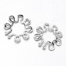 Load image into Gallery viewer, Trippy Flower Clip On Fake Nipple Ring Set
