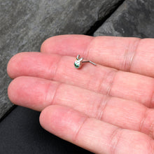 Load image into Gallery viewer, 20G 7mm Easter Egg Bunny L Shape Nose Ring
