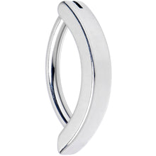 Load image into Gallery viewer, 14G 3/8 316L Surgical Steel Smooth Style Hinged Hoop Belly Ring
