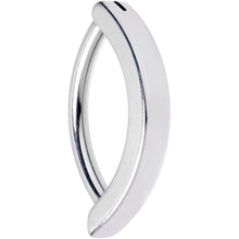 Load image into Gallery viewer, 14G 1/2 316L Surgical Steel Smooth Style Hinged Hoop Belly Ring
