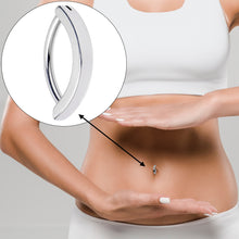 Load image into Gallery viewer, 14G 1/2 316L Surgical Steel Smooth Style Hinged Hoop Belly Ring
