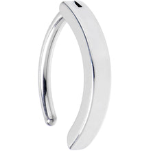 Load image into Gallery viewer, 14G 1/2 316L Surgical Steel Smooth Style Hinged Hoop Belly Ring
