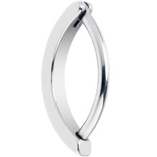Load image into Gallery viewer, 14G 9/16 316L Surgical Steel Smooth Style Hinged Hoop Belly Ring
