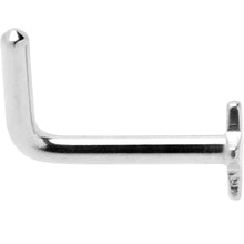Load image into Gallery viewer, 18G 1/4 ASTM F-136 Implant Grade Titanium Star End L Shape Nose Ring
