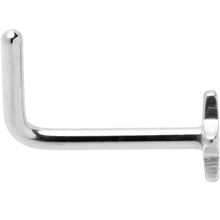 Load image into Gallery viewer, 20G 1/4 ASTM F-136 Implant Grade Titanium Star End L Shape Nose Ring
