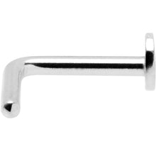 Load image into Gallery viewer, 18G 1/4 ASTM F-136 Implant Grade Titanium Moon End L Shape Nose Ring
