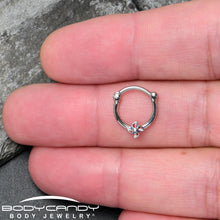 Load image into Gallery viewer, 16G 3/8 Patriotic Pinwheel Cartilage Clicker
