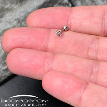 Load image into Gallery viewer, 16G 1/4 Patriotic Pinwheel Cartilage Tragus Earring
