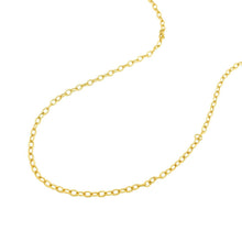 Load image into Gallery viewer, 2.5mm 14k Yellow Gold Pendant Chain with Textured Links
