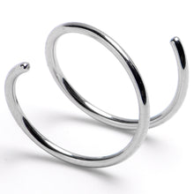 Load image into Gallery viewer, Spiral Nose Rings Double Hoop 20G
