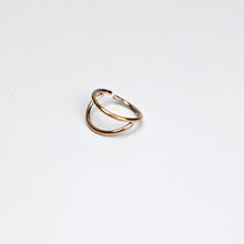 Load image into Gallery viewer, 20G 5/16 Rose Gold Tone Double Nose Hoop
