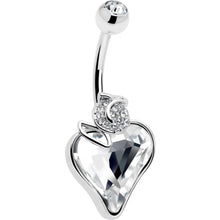 Load image into Gallery viewer, Clear Gem Strawberry Love Belly Ring
