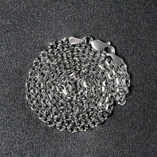 Load image into Gallery viewer, 14k White Gold Diamond Cut Cable Link Chain (2.90 mm)
