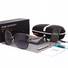 Load image into Gallery viewer, Luxury Polarized Ladies Woman Gradient Round Oversized Modern Sunglasses Brand oculos lunette de soleil femme

