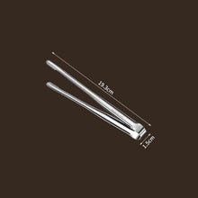 Load image into Gallery viewer, 7/9/12inch 304 Stainless Steel Food Clip BBQ Grill Steak Food Clip Silicone Non-slip Handle BBQ Tong Party BBQ Accessories Stainless Steel Metal Food Tongs Multi-functional Cooking Tongs for Food Grill BBQ
