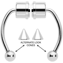 Load image into Gallery viewer, Magnetic Septum Ring Horseshoe Non-Pierced Fake Nose Ring Set
