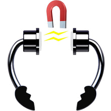 Load image into Gallery viewer, Broken Heart Magnetic Septum Ring Horseshoe Non-Pierced Fake Nose Ring

