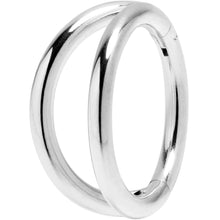 Load image into Gallery viewer, 16G 5/16 Double Row Illusion Hinged Segment Ring
