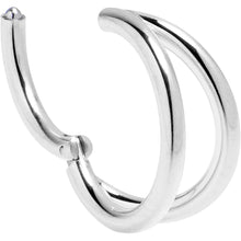 Load image into Gallery viewer, 16G 5/16 Double Row Illusion Hinged Segment Ring
