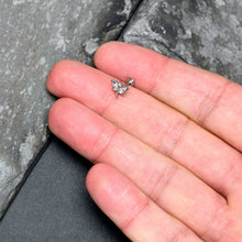 Load image into Gallery viewer, 16G 5/16 Aurora CZ Gem Understated Dragonfly Labret Monroe Tragus
