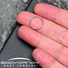 Load image into Gallery viewer, 16G 9/16 316L Surgical Steel Precision Hinged Segment Hoop
