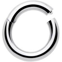 Load image into Gallery viewer, 14G 1/4 316L Surgical Steel Precision Hinged Segment Hoop
