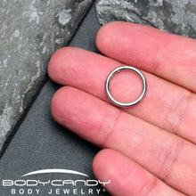 Load image into Gallery viewer, 12G 9/16 316L Surgical Steel Precision Hinged Segment Hoop
