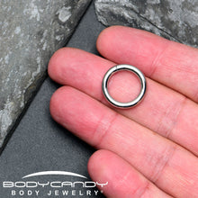 Load image into Gallery viewer, 8G 9/16 316L Surgical Steel Precision Hinged Segment Hoop

