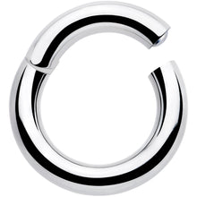 Load image into Gallery viewer, 6G 9/16 316L Surgical Steel Precision Hinged Segment Hoop
