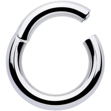 Load image into Gallery viewer, 8G 1/2 316L Surgical Steel Precision Hinged Segment Hoop
