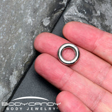 Load image into Gallery viewer, 6G 3/8 316L Surgical Steel Precision Hinged Segment Hoop
