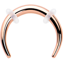 Load image into Gallery viewer, 14G 5/16 Rose Gold Tone Pincher Crescent Taper
