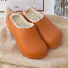 Load image into Gallery viewer, New Winter Women Slipper Soft Bottom Plush Home Shoes  Slippers Indoor Waterproof Non-Slip Memory Foam Comfy Fluffy Fur Memory Foam Boots House Shoes Thick Sole 6cm
