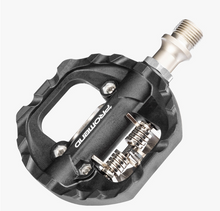 Load image into Gallery viewer, Black nylon DU + bearing Mountain Clipless Bike Bicycle Cycling Pedals Cleats Pedal Bicycle Bike Pedals Road Bicycle Pedals Cleats Set Clipless Pedals Compatible With Mountain BIkes
