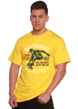 Load image into Gallery viewer, Skateboard Lifestyle Men's Bamboo Viscose/Organic Cotton Short Sleeve Graphic T-Shirt

