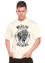 Load image into Gallery viewer, Wild Life Spun Bamboo® Men's Bamboo Viscose/Organic Cotton Short Sleeve Graphic T-Shirt
